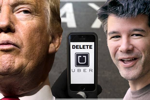 mwherman2000's tweet photo. @ElManDelUber @uber @travisk #deleteuber #now #dontgoquietly #uberisascam #2faced #strikebreaker #trumpsupporter https://t.co/zbxdRvEAbe