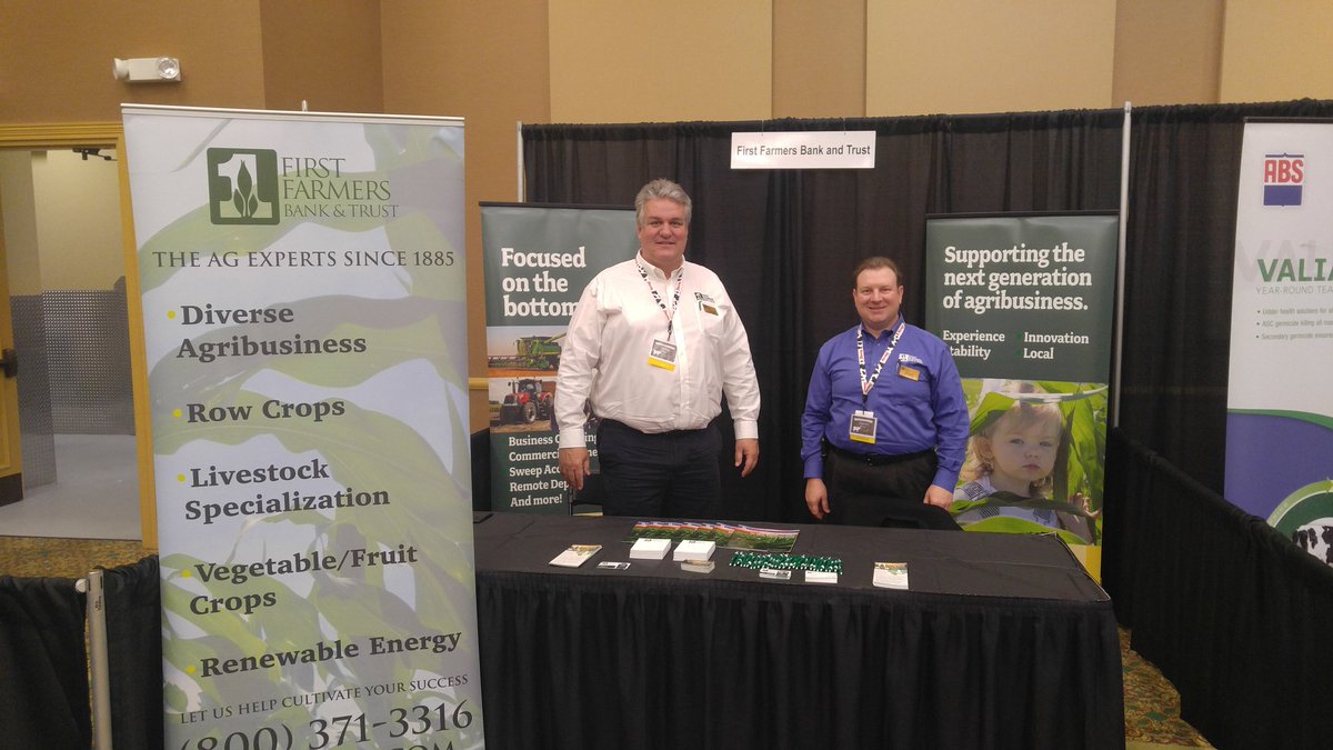 .<a href="/FirstFarmersBnk/">First Farmers-FFMR</a> Thank you for sponsoring our event today!! #INDairyForum