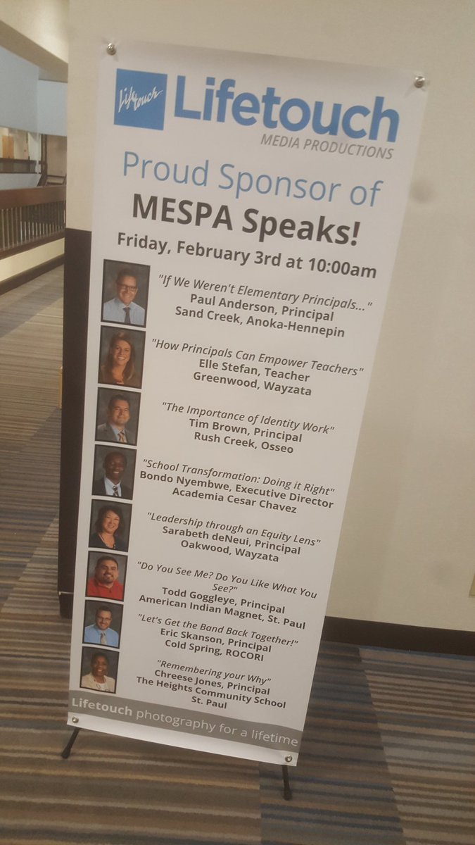 skansone's tweet photo. So honored to share real estate on this banner with these fantastic MN principals! #mespamn https://t.co/3V4tvzIett