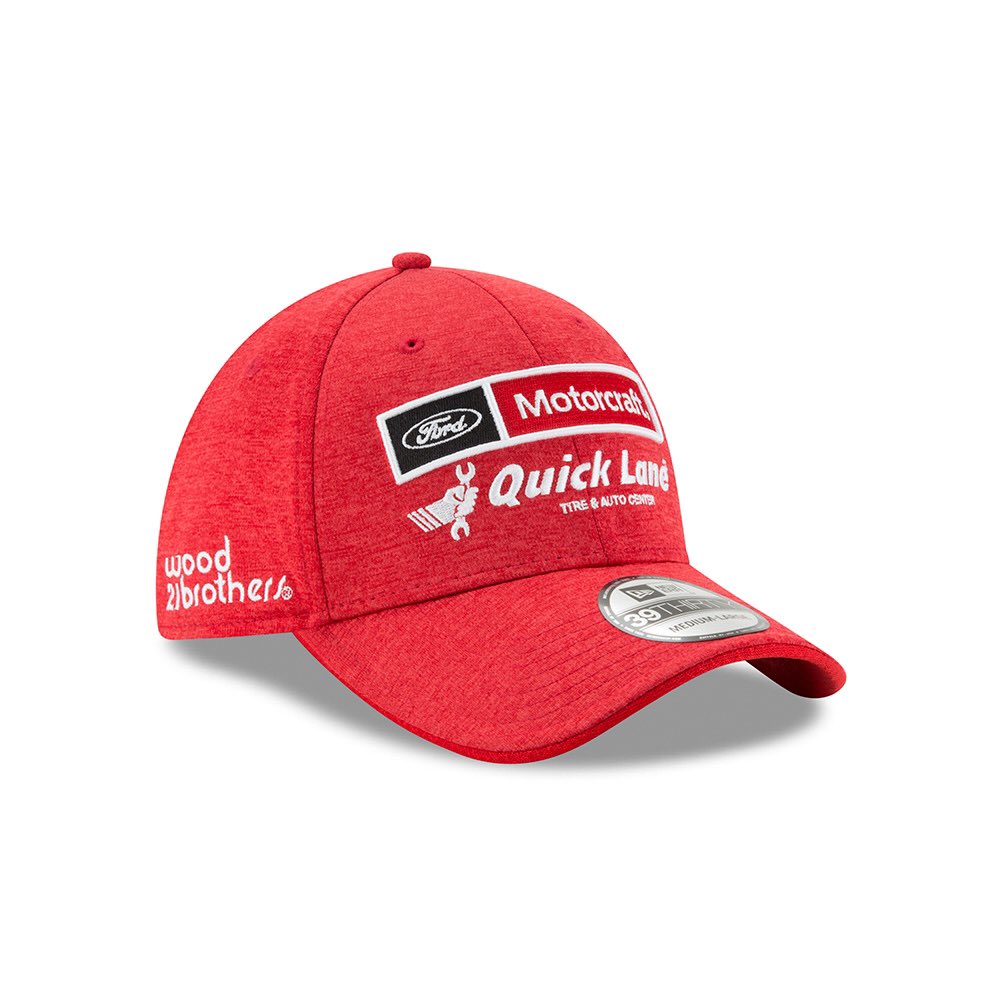 woodbrothers21's tweet photo. The team hat, New Era 39Thirty, will be available on the team store tomorrow. It's insanely awesome! Fabric feels like a tee-shirt. #nascar https://t.co/743uP7KMPY