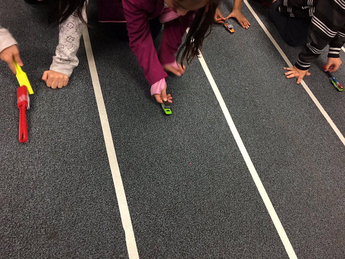 Mrs_Dao's tweet photo. Mrs. Dao's class really enjoyed experimenting with magnet car racing! @ChancellorComet @AliefScience #magnets https://t.co/XkOni2uHVo