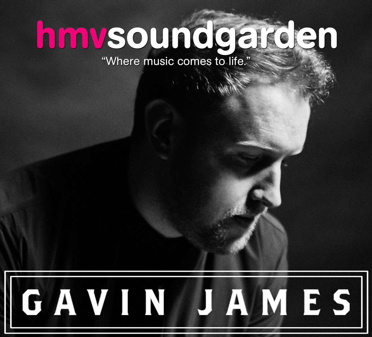 hmvsoundgarden's tweet photo. @gavinjames selling Fast! Evening gig is sold out and limited number of tickets are available for the Matinee Gig https://t.co/8ADlVgAOsb https://t.co/BcvlFWqb7N