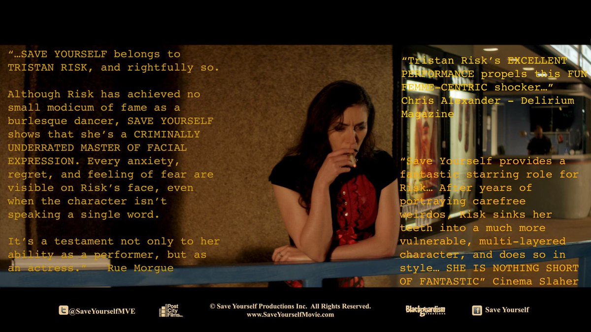 SaveYourselfMVE's tweet photo. You've seen @littlemissrisk in American Mary &amp; @harvestlakefilm  See her in @RyanMAndrews1 film out now in Canada.
https://t.co/KlzEn243MA https://t.co/Lj1dR6hpSz