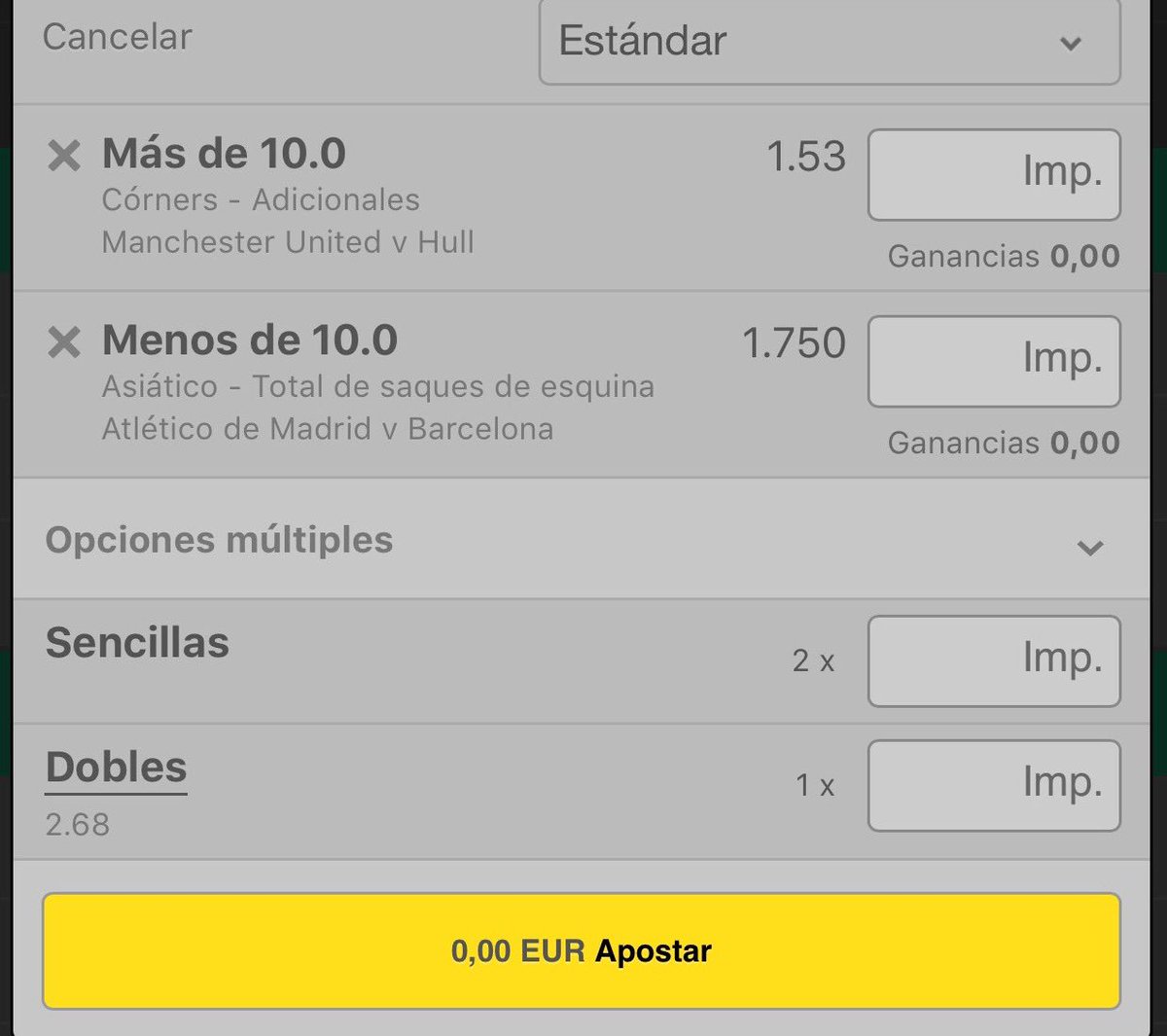 Win2_Fun's tweet image. STAKE 1 ❗️ Suerte y a por el verde 🍀💪🏾