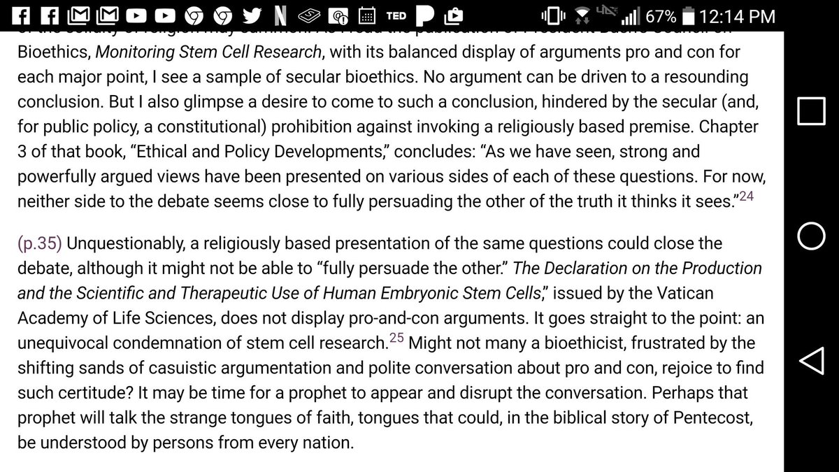 amhandle's tweet photo. #RLST305a I think it is important that the author said in his conclusion, religions can provide closure, but only for the faithful. https://t.co/2KSGXdcWkt