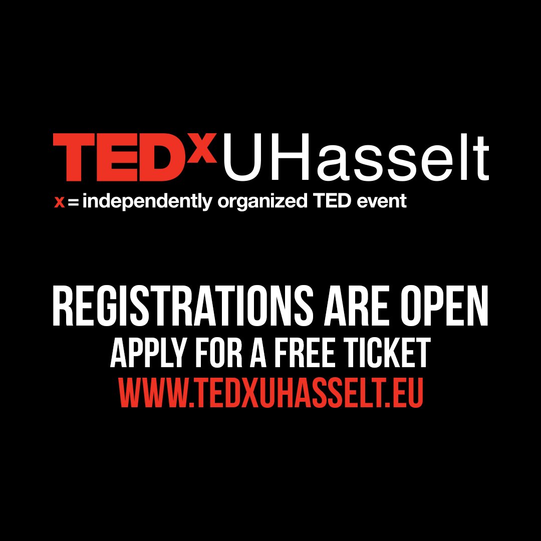 We're one step closer to our big day! #TEDxUHasselt2017: 'Did you know?' ticket registration is now open. #march25 tedxuhasselt.eu/tickets/