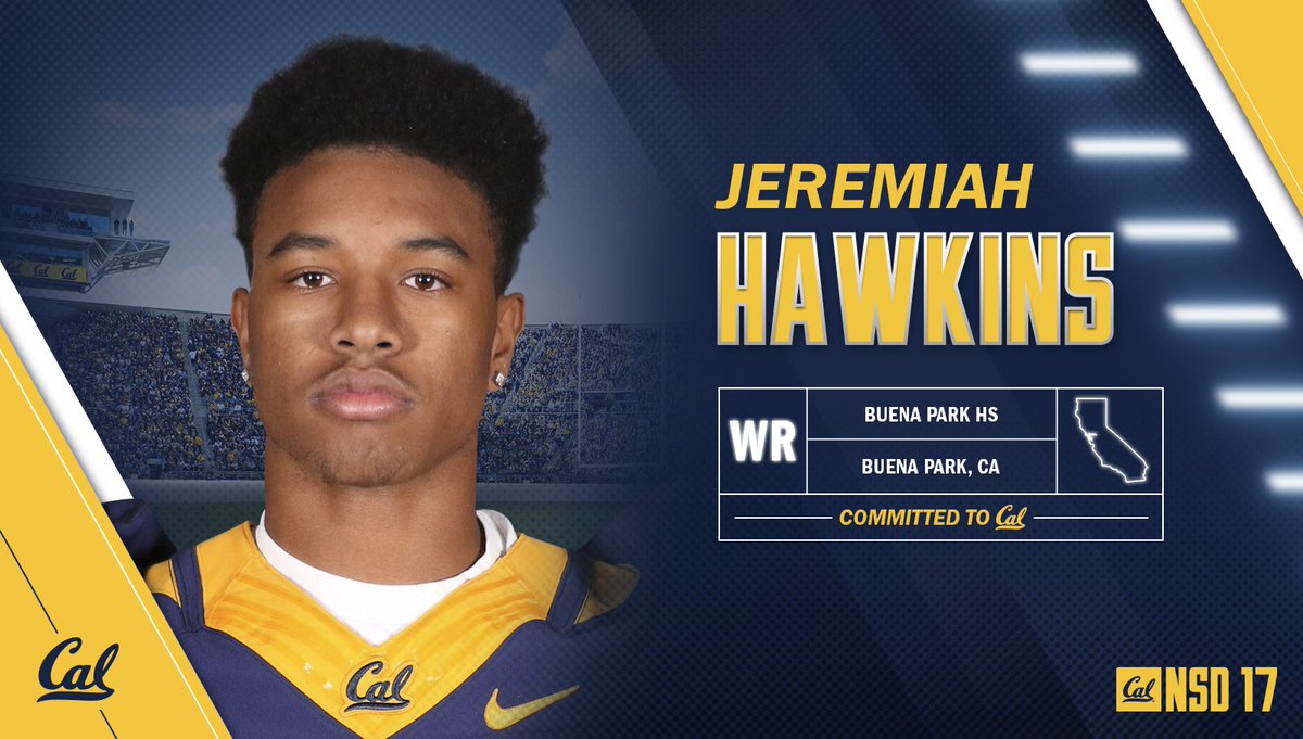 CalRecruiting's tweet photo. Welcome Jeremiah Hawkins to Bear Territory!
#NSD17 #CommittedToCal https://t.co/8M9FhidQpd