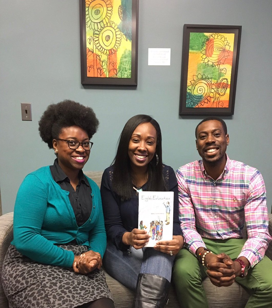 Professors Tamara Butler, April Baker-Bell, and Lamar Johnson