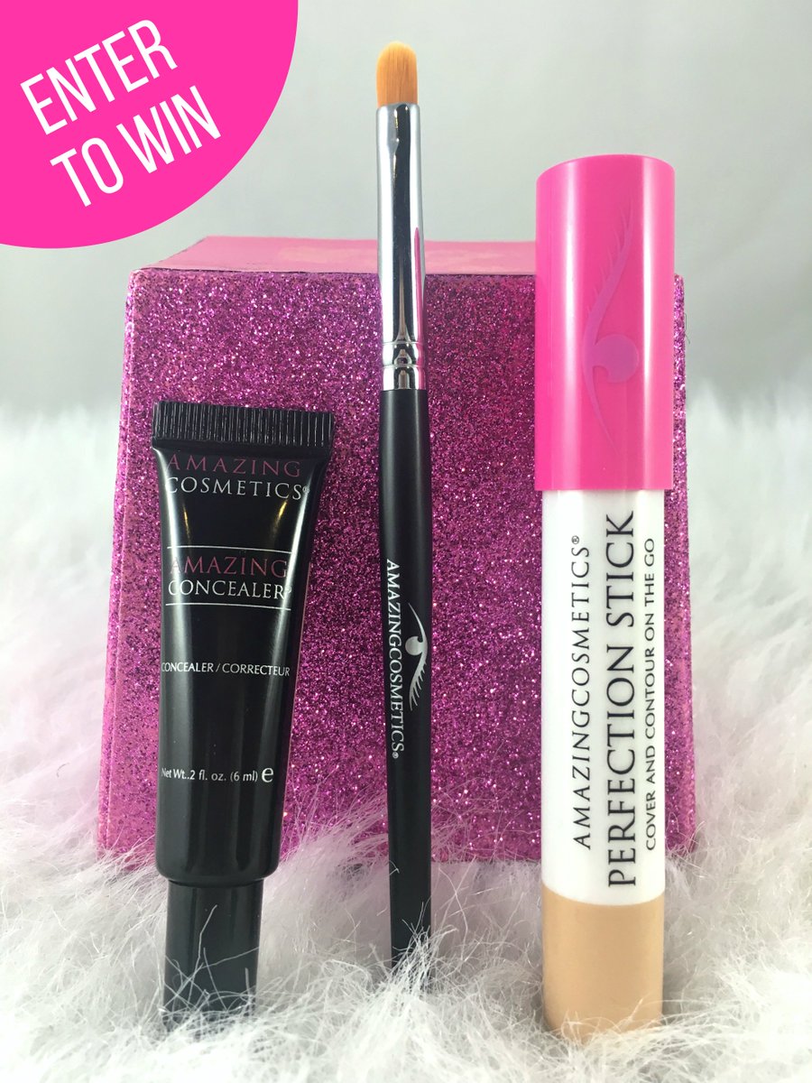 amazingcosmetic's tweet photo. Enter for a chance to win a #concealerwardrobe starter kit! Details and entry: https://t.co/nEiGKVnD1Q #giveaway https://t.co/0F3Pif1smV