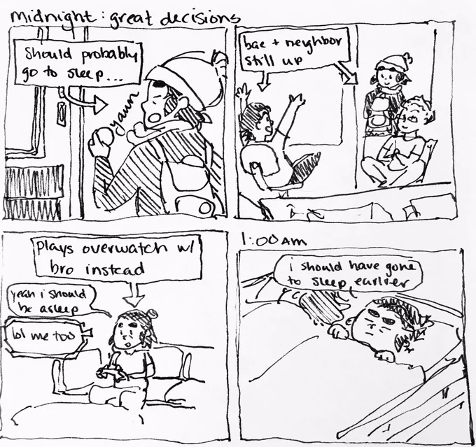 First hourly! Yay having time while waiting for renderings #hourlies #hourlycomicday 