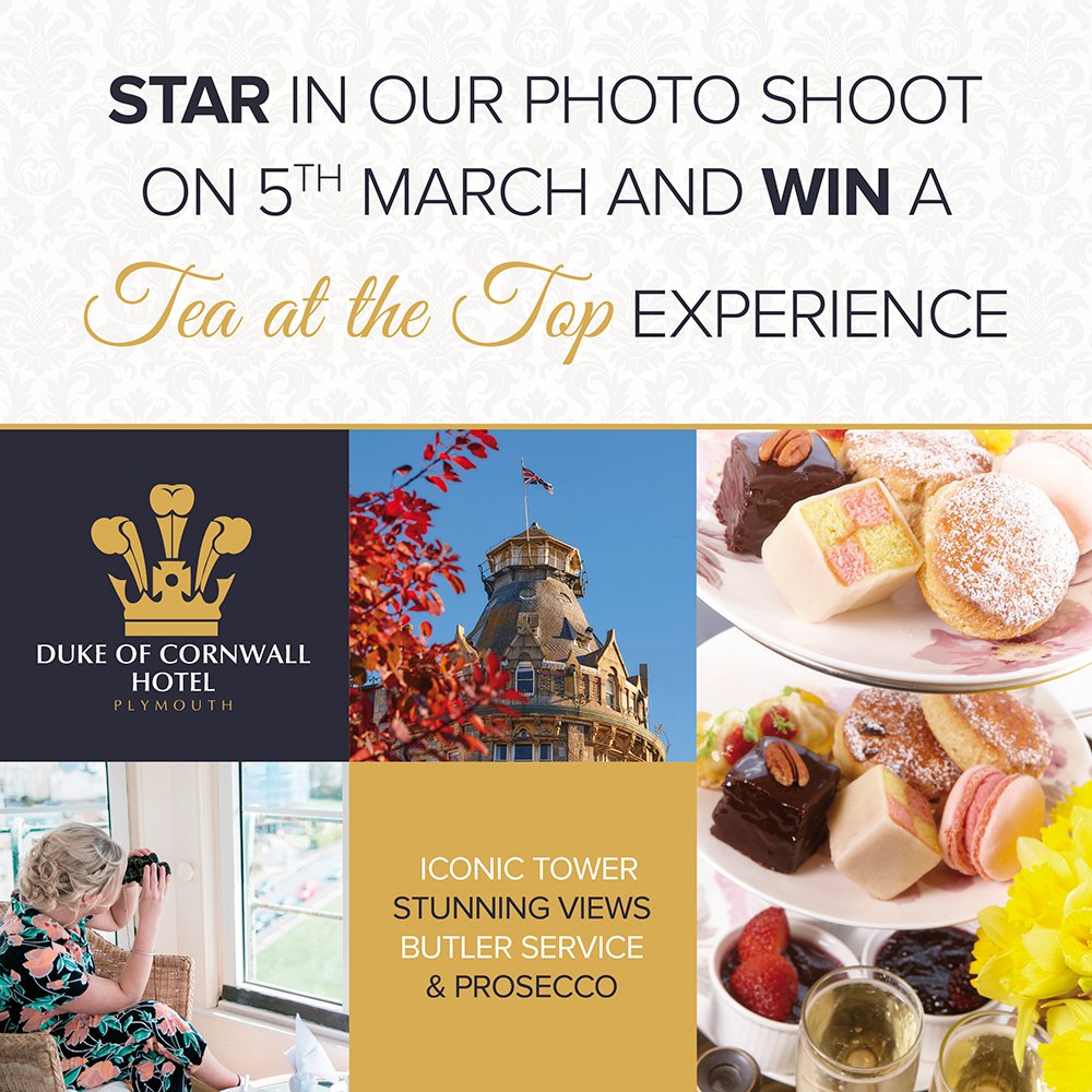 #Competition! Star in our Tea at the Top photo shoot &amp; receive a fab prize! Simply comment with a photo of yourself and why you should win!