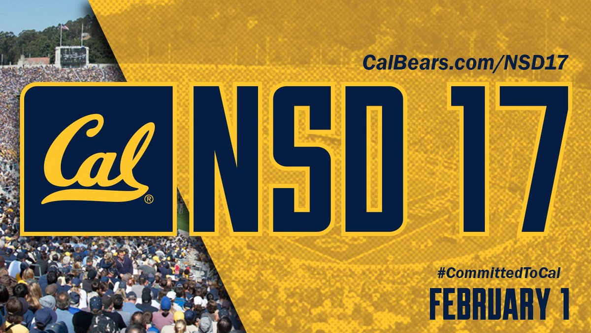 Cal_GOLD's tweet photo. It's National Signing Day! Follow all the action live: https://t.co/57xCEZ16pJ
#CommittedToCal https://t.co/5fa0N2dEUu
