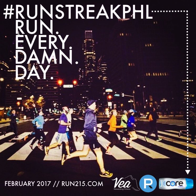 RUN_215's tweet photo. #Philly! Let's go. We wanna hit 1k #RUNSTREAKPHL participants by 5pm. Challenge your friends to be as rad as you https://t.co/S5rUc6Oo7C https://t.co/EYbEU6TxEm