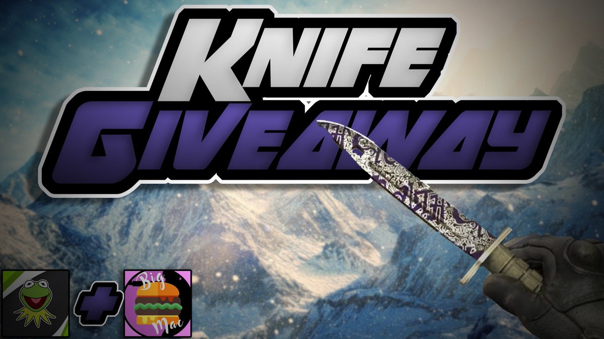 CClarkOfficial_'s tweet photo. 🎲Bayonet Free Hand Giveaway🎲

- RT
- Follow @KermieJR + @BigmacCSGO 
- Subscribe https://t.co/PUmAHtdibk 
- Tag 2 friends

⏱️Ends: 2/14 💚 https://t.co/eSe3pgmZB6