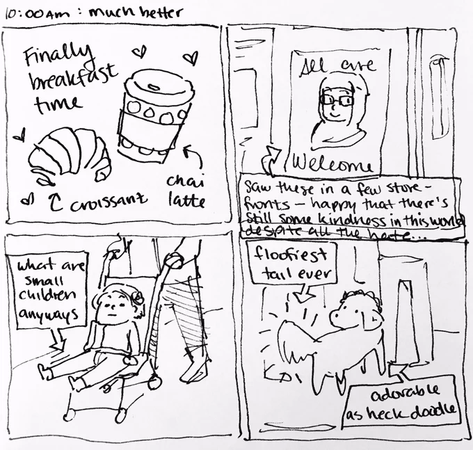 No. 4 casually tries not to dwell on politics for too long 😓 #hourlies #hourlycomicday 