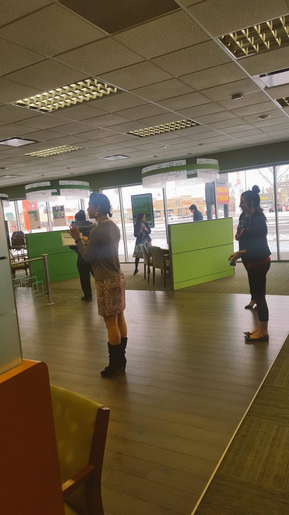 RSP time-28 Days to go. Angelique thanking customers for their business and for giving us great feedbacks @BrianGervais_TD @RussAnderson_TD