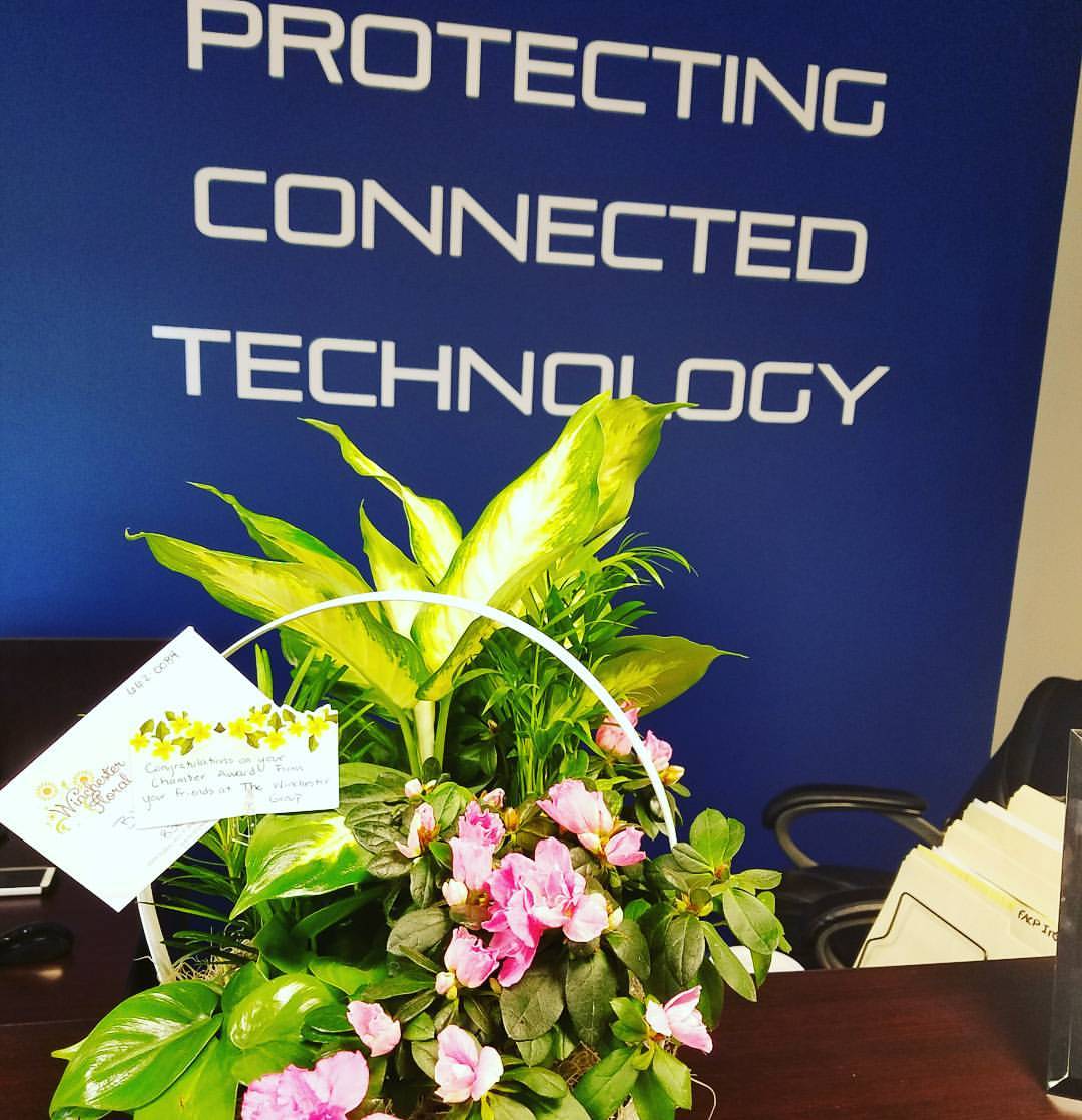 BKCS_Inc's tweet photo. #flowers from #thewinchestergroup, love our neighbors <3
#thoughtful #winchesterfloral #topofvirginia #tvrc #entrepreneuroftheyear #bkcs https://t.co/rXOWkvWX4A