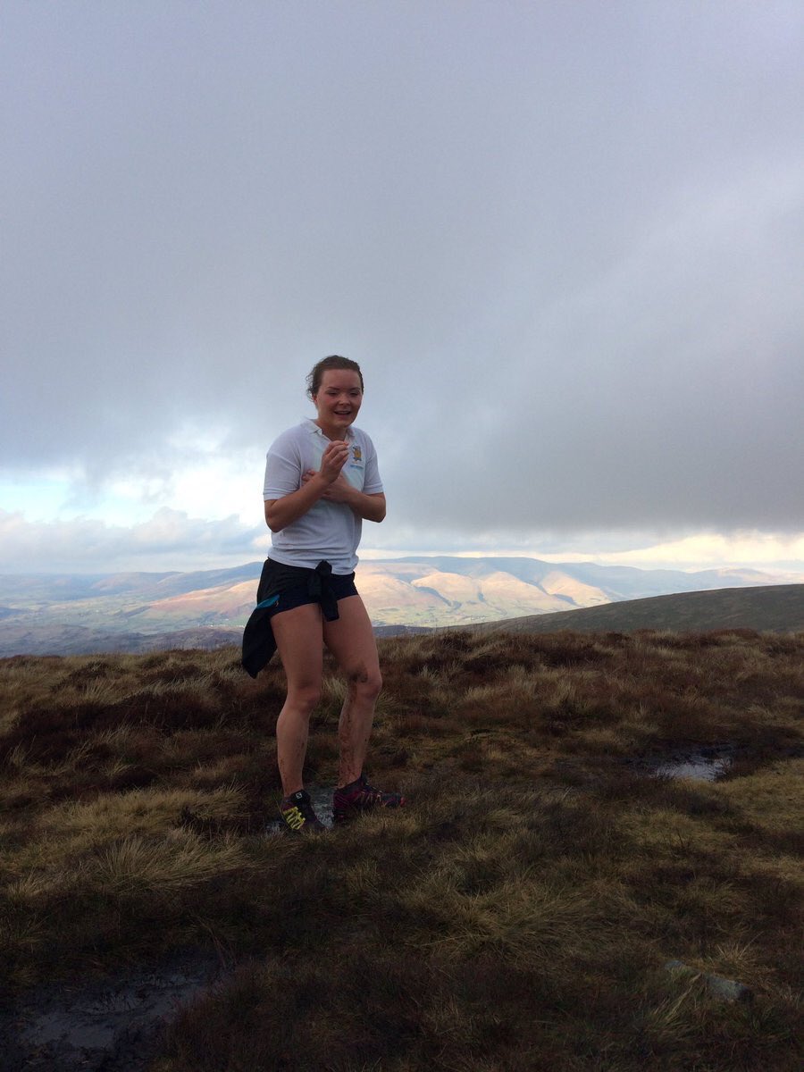 SedberghGirls's tweet photo. So our fundraising triathlete was first girl to the top in today's Epic! Amazing Imo! #whatagirl #smilingthroughthecold https://t.co/1KJZhEzb1C