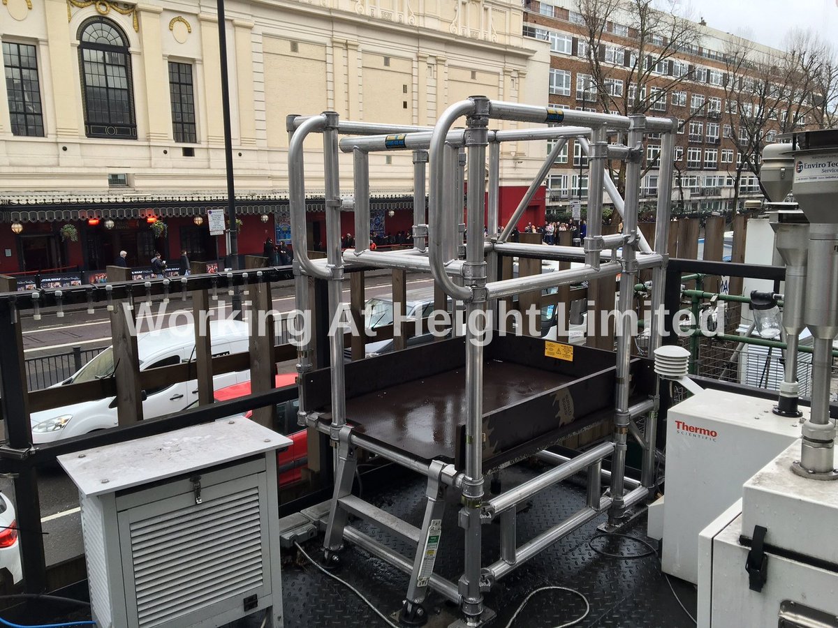 WAHLTD's tweet photo. Look for our platform if you are going past Madam Tussauds. Keeping Kings College staff safe when monitoring air pollution.#healthandsafety https://t.co/V22fmTzWON