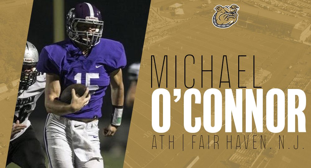 BryantUFootball's tweet photo. Our next signee is Michael O'Connor. Welcome to Smithfield! #BryantSigningDay #BryantBOLD https://t.co/9Ox0USE5zf