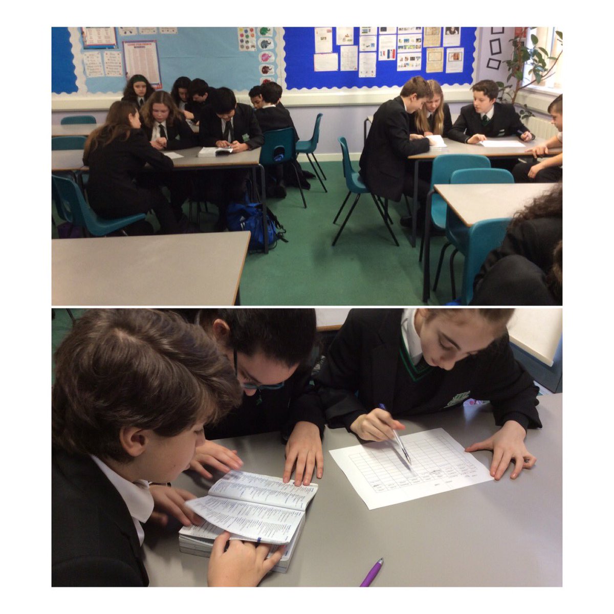 HVMFLDEPT's tweet photo. It's the MFL House Challenge Week @HauteVallee - KS3 have demonstrated some excellent dictionary and teamwork skills! https://t.co/22jpbjlTwg