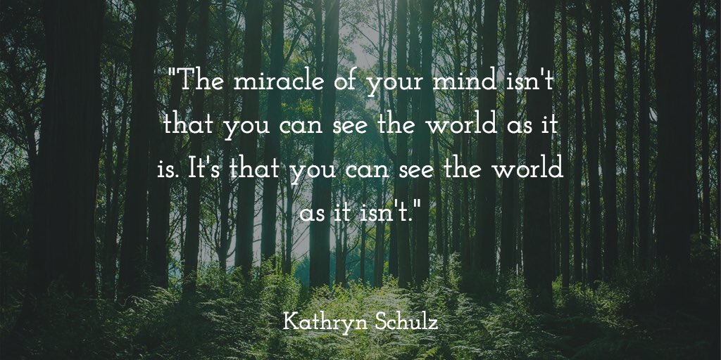 LaurenH928's tweet image. The most important piece of information I received from @kathrynschulz 's #TedTalk about #beingwrong . #RSJ108