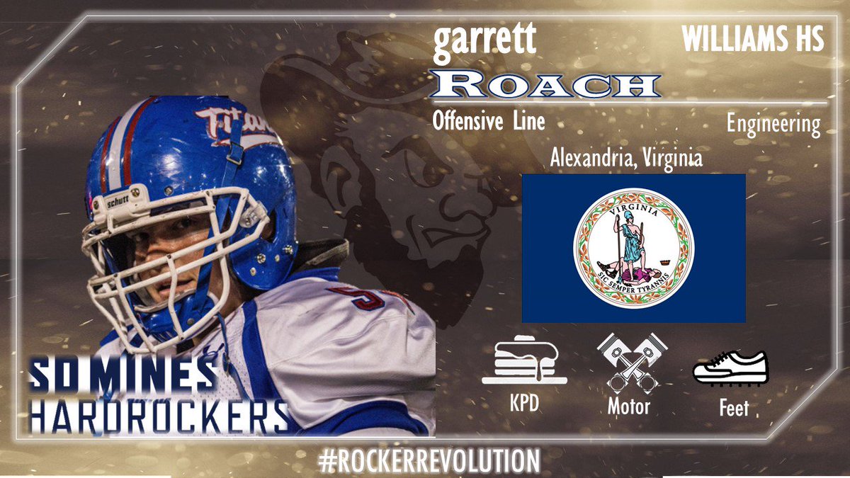 CoachRaisbeck's tweet photo. SIGNED: Earth-Moving OL from Williams HS in Virginia, Garrett Roach!
#RockerRevolution https://t.co/VRXuYjl39P
