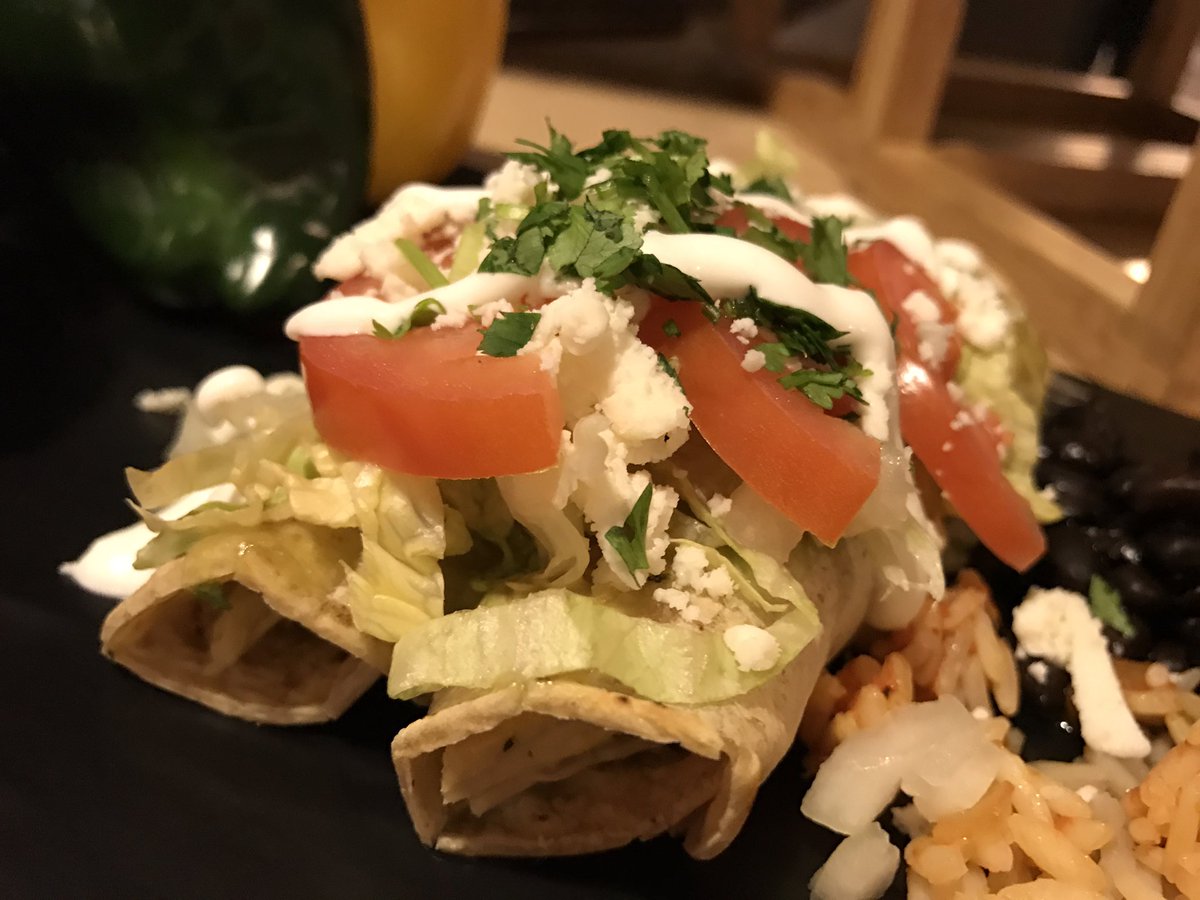 The secret item for today has been revealed! Chicken Enchaladas - queso fresco, cilantro + onion and crema. Come get it while it's hot 🌶