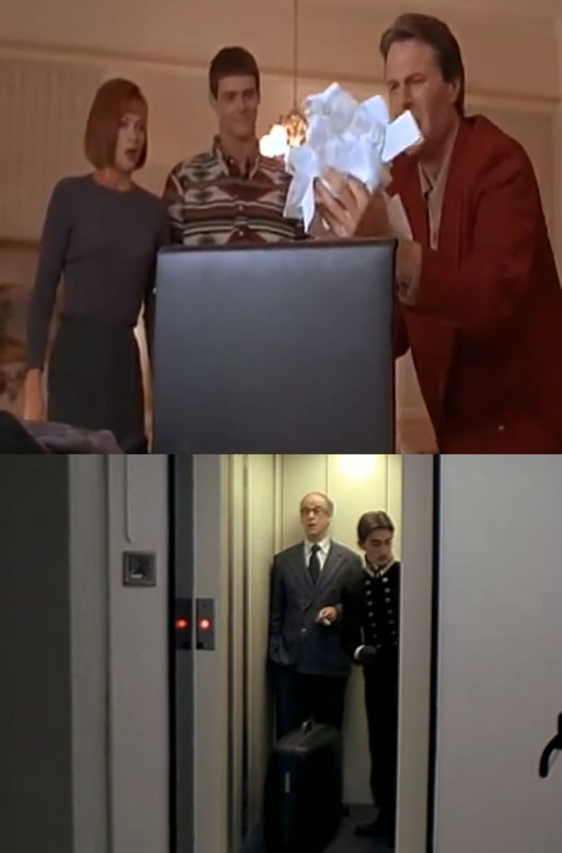 delicatissimeca's tweet photo. Valiggetta:
#Scemoepiùscemo, 1994 (Peter #Farrelly)
#Leconseguenzedellamore, 2004 (Paolo #Sorrentino) https://t.co/IVsmHZkDio