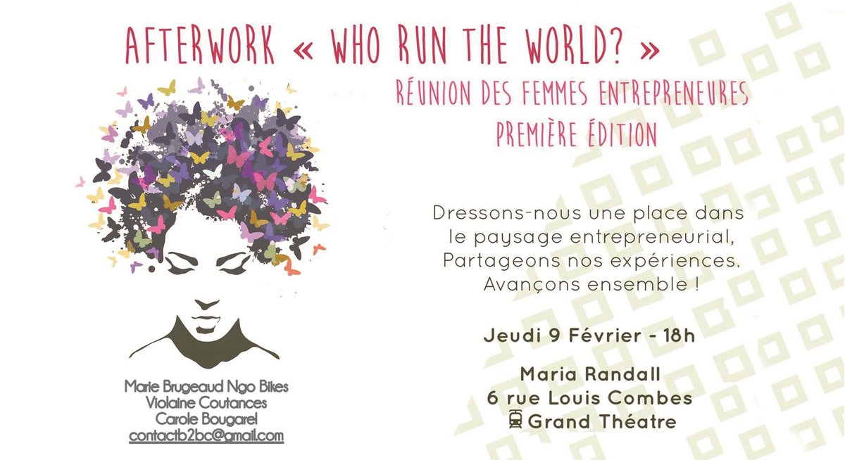CBougarel's tweet photo. Venez partager votre expérience, venez rencontrer des entrepreneures  à Bordeaux le 9 février. 
Nous vous attendons
Inscription gratuite https://t.co/8fVdhcWe3L