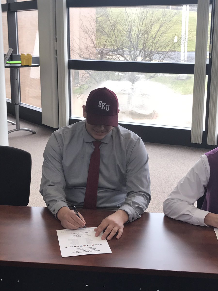 Congrats to @RealC_BUS on signing <a href="/EKUFootball/">EKU Football</a>