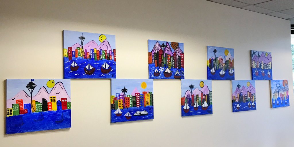 2rbConsulting's tweet image. Our conference room wall is looking a little more colorful today. Hoping to add more #2rb memories to the wall soon! #teamwork