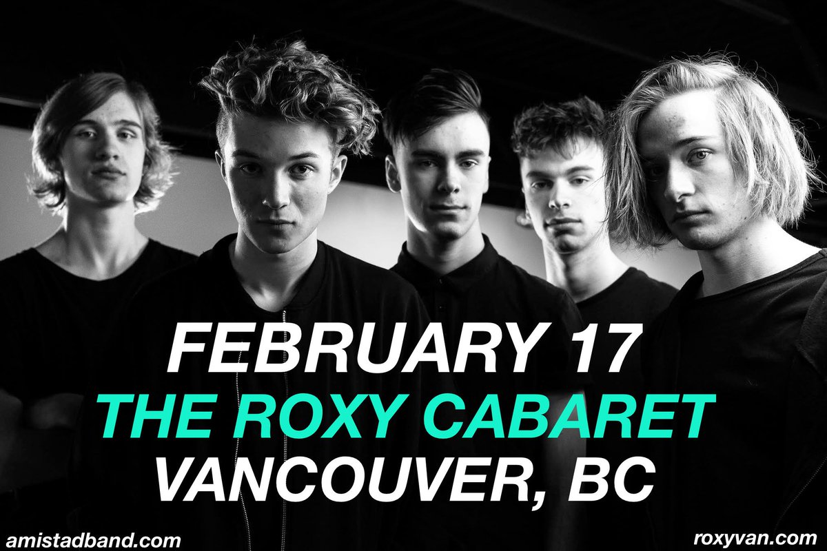 phreeagent's tweet photo. Hi @GeyserMusic Join @amistadmusic Feb 17 when they return to #Vancouver @RoxyVancouver 7-8pm. https://t.co/OcbdeXW1fi #TPTAW #localpower https://t.co/zIQBCwSHrW
