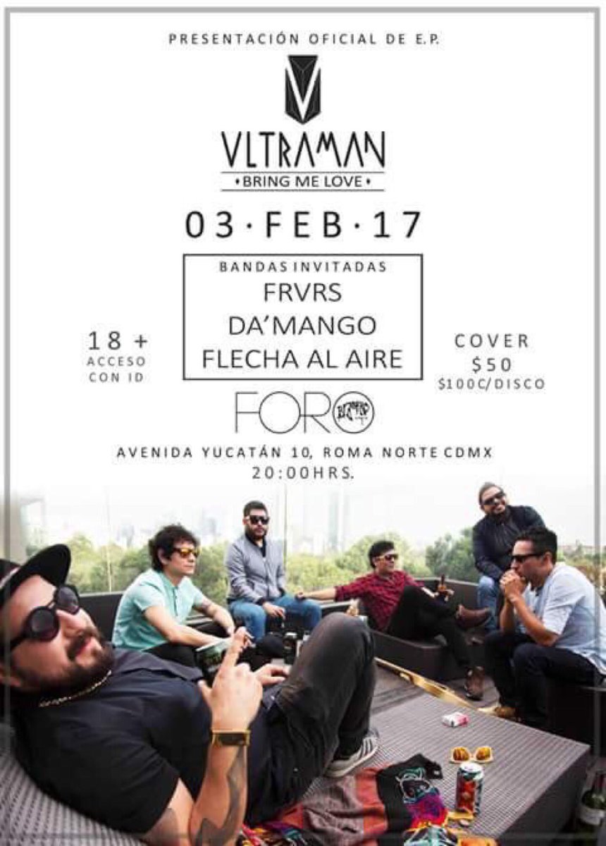 LosYayersMX's tweet photo. Para los que todavía nos siguen por aquí y no en nuestra cuenta de @FlechaAlAire , nos vemos este viernes en CDMX! https://t.co/HNjoIuixoW