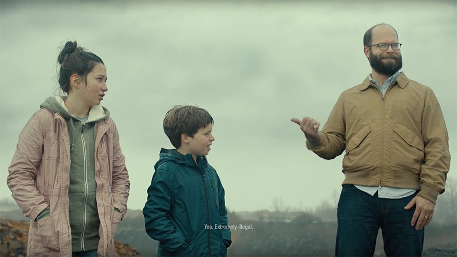 Adweek's tweet photo. .@Sprint’s comically grim #SuperBowl ad might have the best line of the night: https://t.co/ktxrFDDVOS https://t.co/euGva44KGd