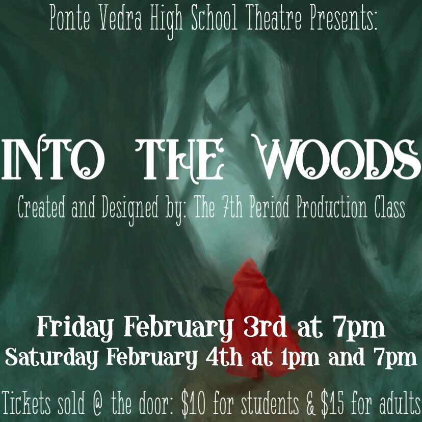 troupe7331's tweet photo. TWO DAYS UNTIL INTO THE WOOD!! https://t.co/XDlgxURF7y