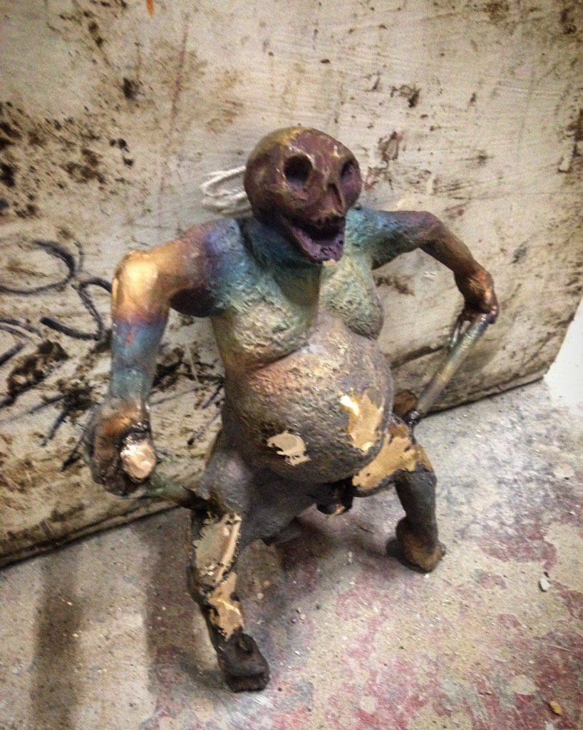 PabloCD3's tweet photo. Work in progress.

#mementomori #sculpture #bronze #bronzecasting #ceramicshell #horserider #art #artwork #foundry https://t.co/MFk6gxr53o