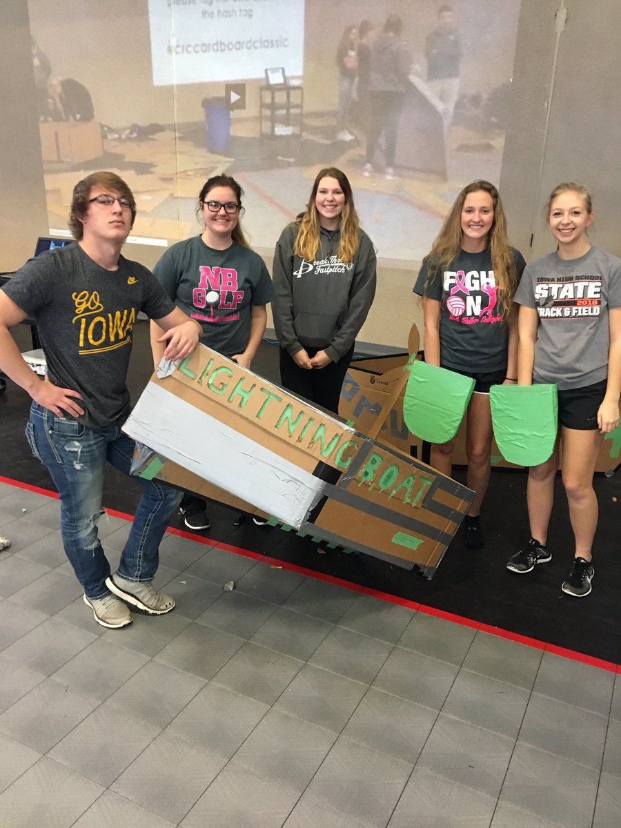 #crccardboardclassic the Lightning Boat is ready to win!