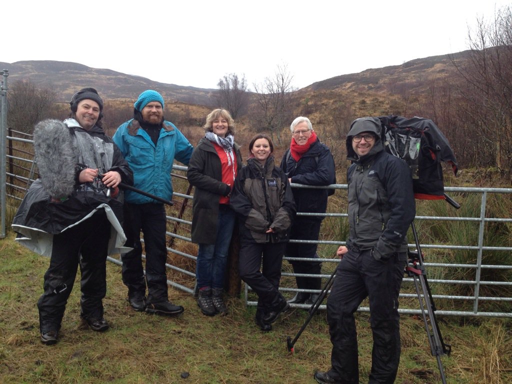 Great day filming with @BBCCountryfile returning to see us 8 years after filming the start of our work