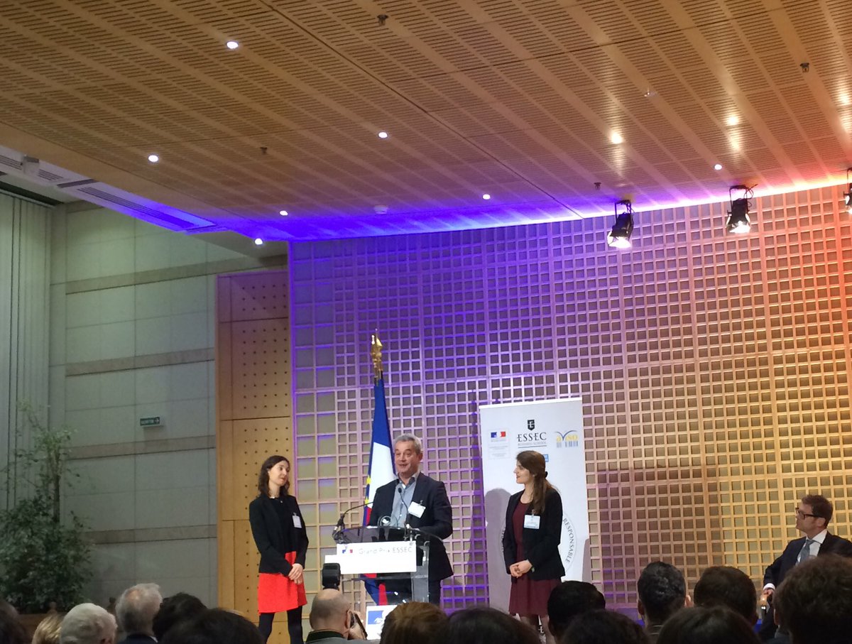 Gomez89Ana's tweet photo. L'œuf de nos villages, premier coup de ❤️ du jury étudiant du #GPrixRSE pour son engagement pour être au service des plus démunis @ESSEC_PGC https://t.co/1nWC8zJscY