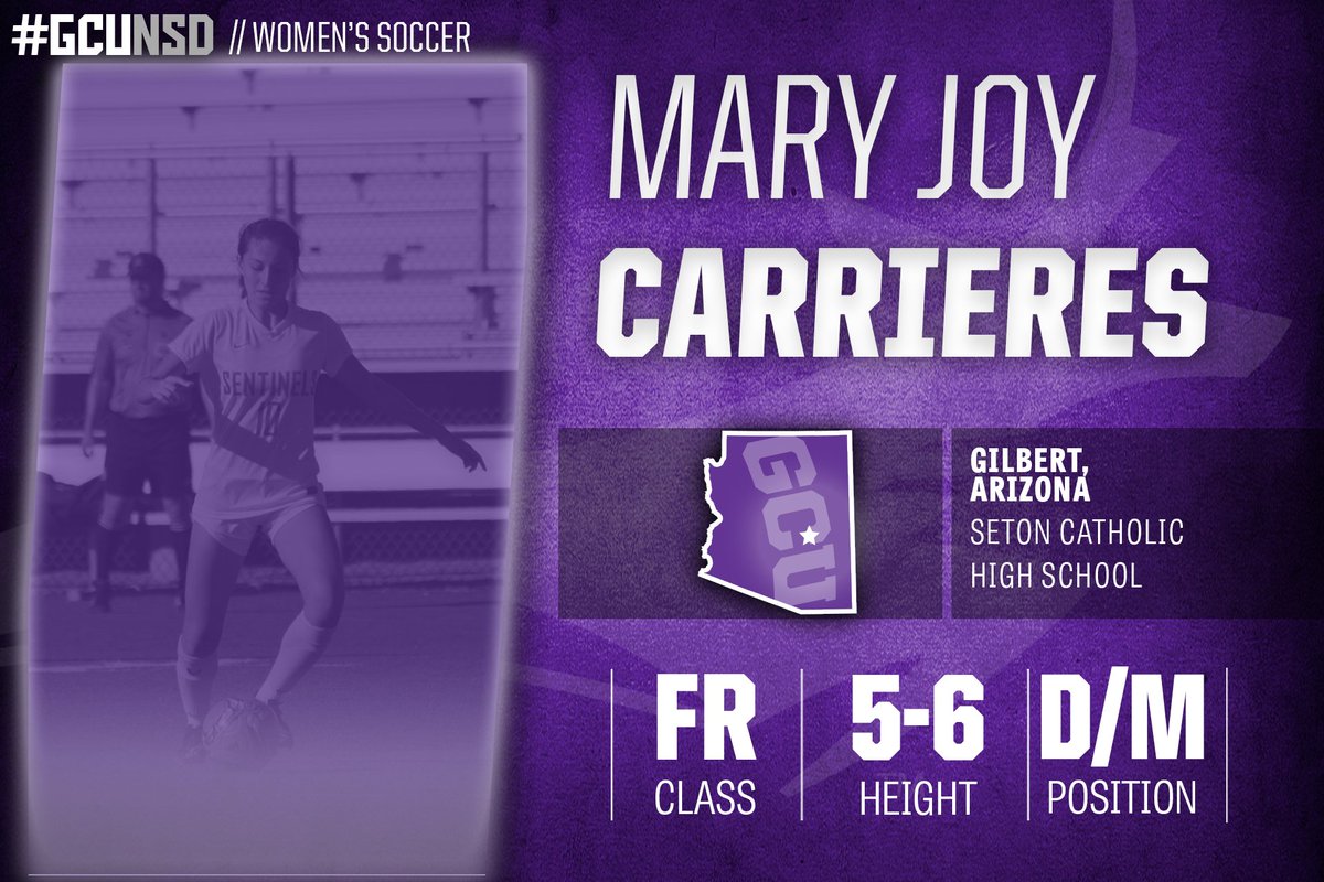 GCU_WSoccer's tweet photo. The Lopes welcome @mj_carrieres10 to the family! #LopesRising #GCUNSD https://t.co/PQkKyEfAAF