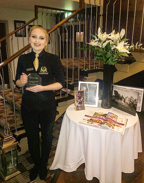 Lynnhurst Employee of The Year 2017 is Lynsey Raeburn.  She is so deserving of this award! Proud of you! #teamlynnhurst #employeeoftheyear