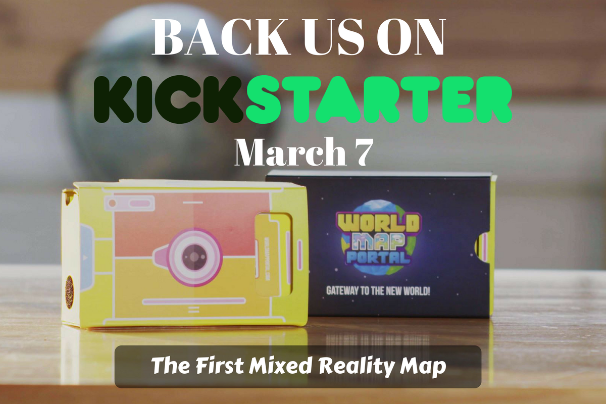 worldmapportal's tweet photo. Back us on Kickstarter, March 7,
The First Mixed Reality Map
.
.
#WorldMapPortal #Kickstarter #Success #VR #AR #MR https://t.co/I2w13xahgB