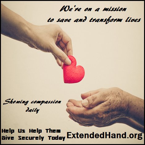 ExtendedHandOrg's tweet image. Have A Heart That Never Hardens.
To donate now, visit: extendedhand.org
Extending grace daily...