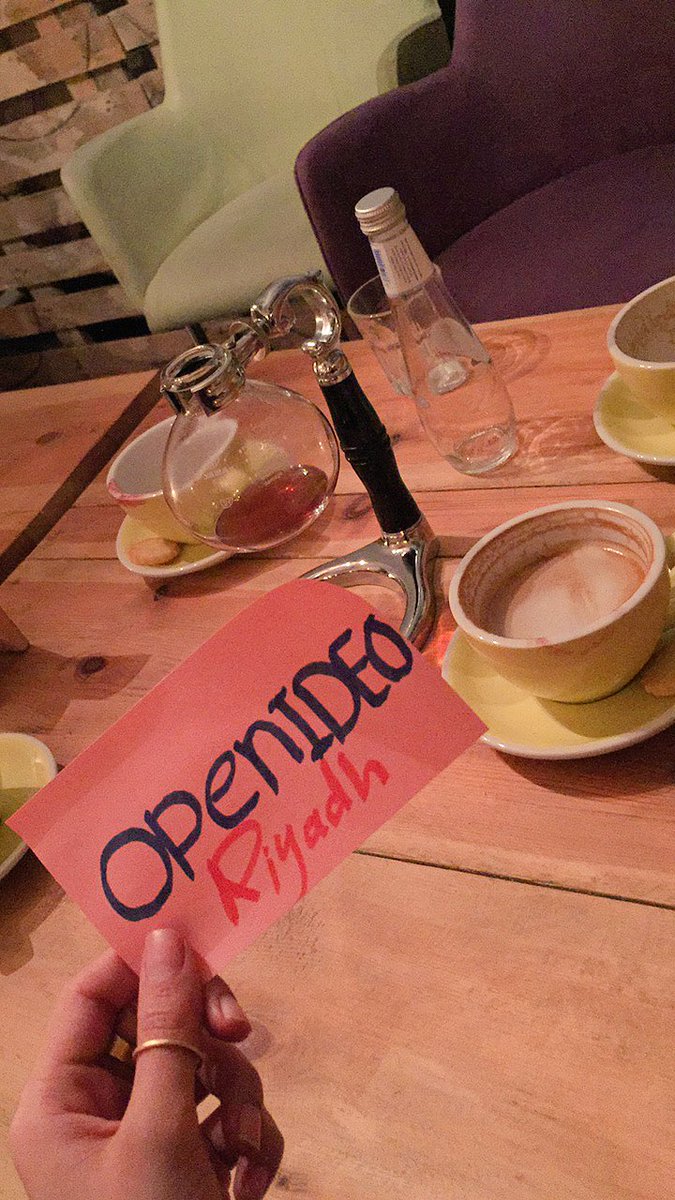 OpenIDEORiyadh's tweet photo. We enjoyed our time yesterday. #LetsTalkOverCoffee will be series of our one hour #meetups. https://t.co/0erIBjvMkQ