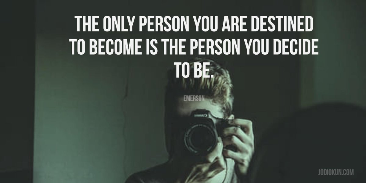JodiOkun's tweet photo. The only person you are destined to become is the person you decide to be. –Ralph Waldo Emerson #entrepreneur https://t.co/TN5ohcsD19
