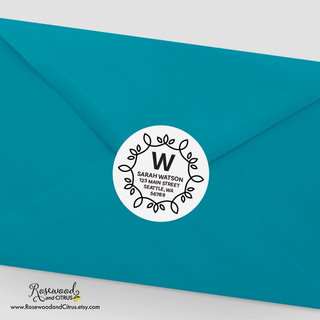 RoseCitrus's tweet image. Personalized flourish #ReturnAddressLabel  etsy.com/listing/267102… #NewHome #AddressLabel #SnailMail