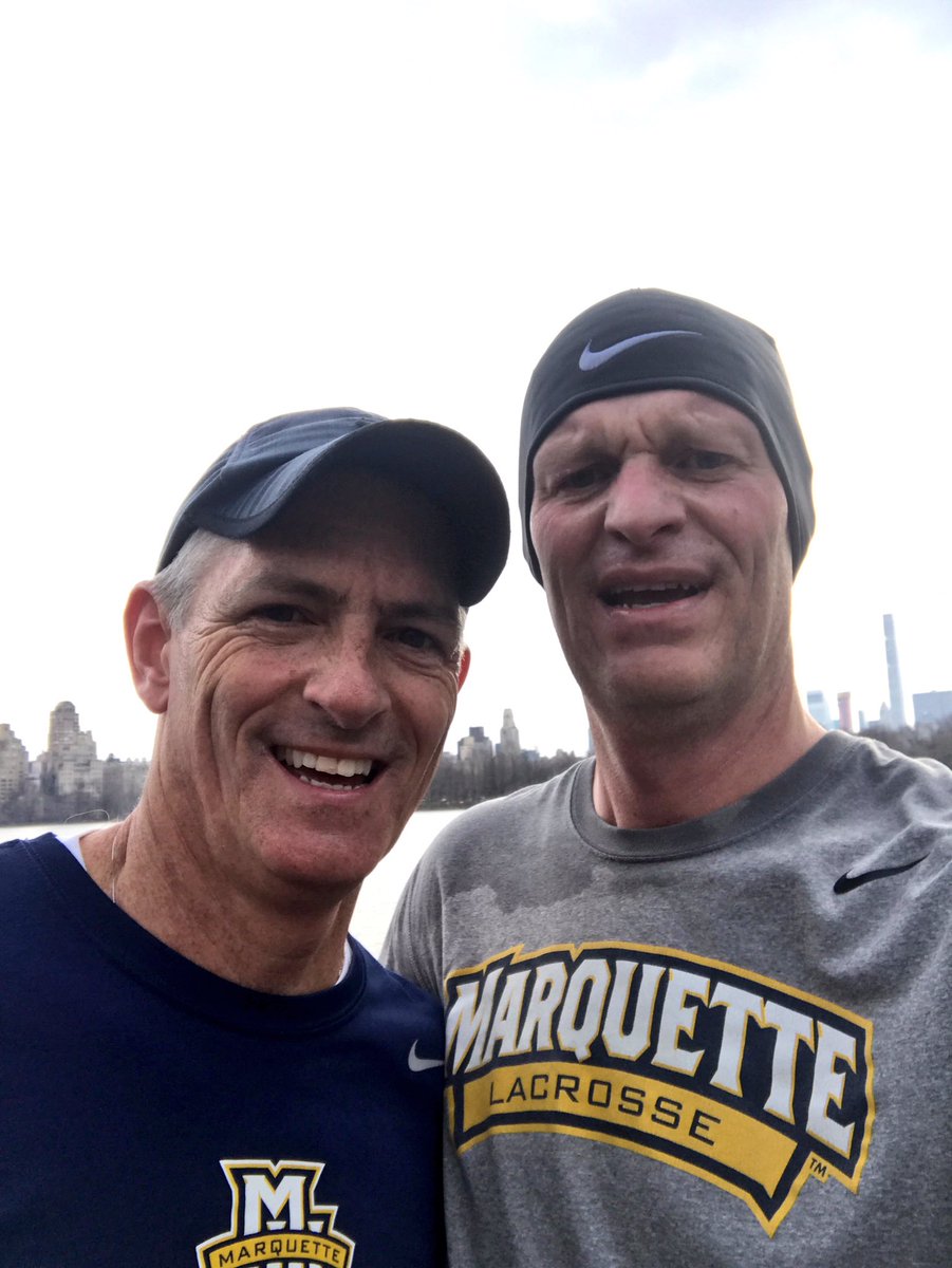 PresLovell's tweet photo. Had a great pregame run in Central Park.  Congrats to @mikebroeker on another PR of 14 miles. https://t.co/Wj7z04U98N