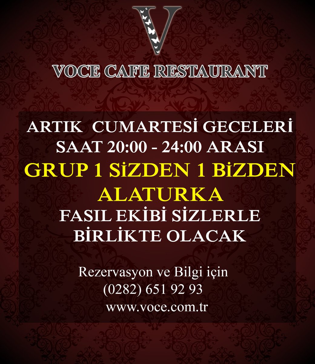 VoCeCorlu's tweet photo. #fasil,#cumartesi ARTIK  CUMARTESİ GECELERİSAAT 20:00 - 24:00 ARASI GRUP 1 SİZDEN 1 BİZDENALATURKA ... FASIL EKİBİ SİZLERLE  BİRLİKTE OLACAK https://t.co/UGsdHfJC2Y