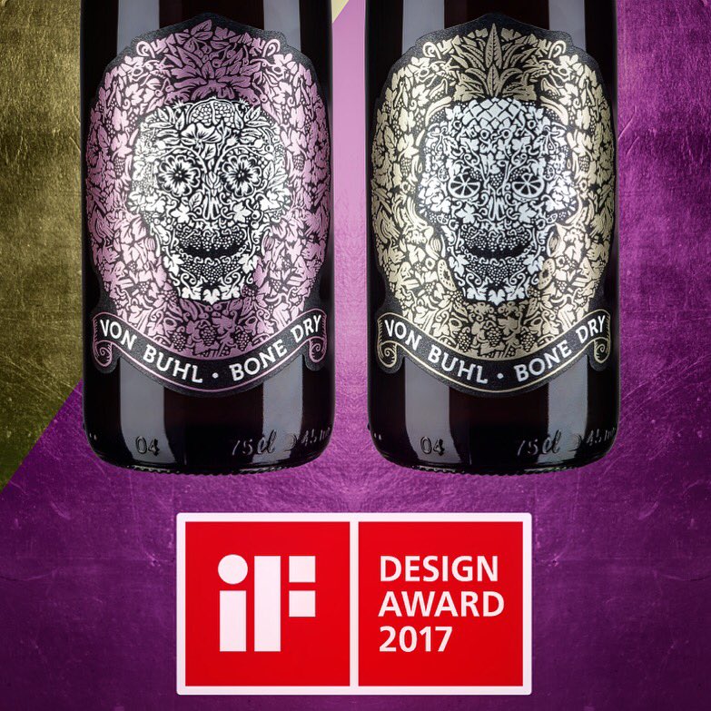 richardgrosche's tweet photo. Yes! So proud #vonBuhl #rvb #drywinesforsweetpeople #bonedry #iF #ifdesignaward #iFdesignaward2017 https://t.co/kaXykPqYYE